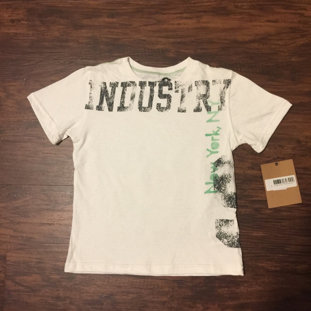 NEW Boys Industry 9 graphic Tee. Sizes 5, 6, 7